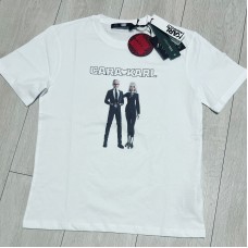 Karl Lagerfeld tričko bílé x Cara