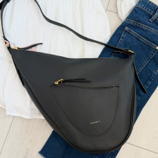 Coccinelle XL crossbody/shoulder bar černá