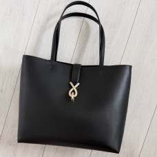 Furla tote shopper černá s přezkou