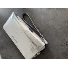 Michael Kors prostorná peněženka stříbrná