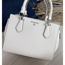 Michael Kors kabelka satchel bílá