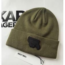 Karl Lagerfeld čepice khaki