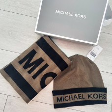 Michael Kors set čepice + šála pánská