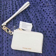 Michael Kors cardholder peněženka bílá